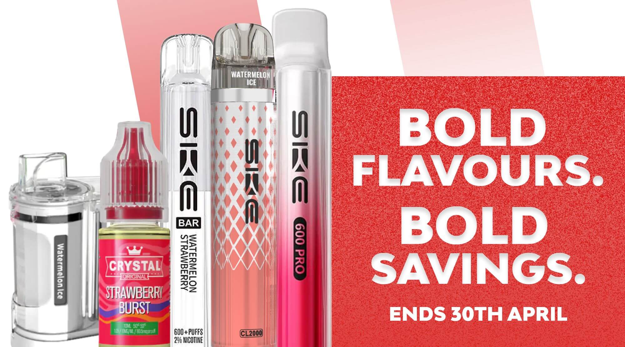 Shop all red and white flavours and earn x2 points.
