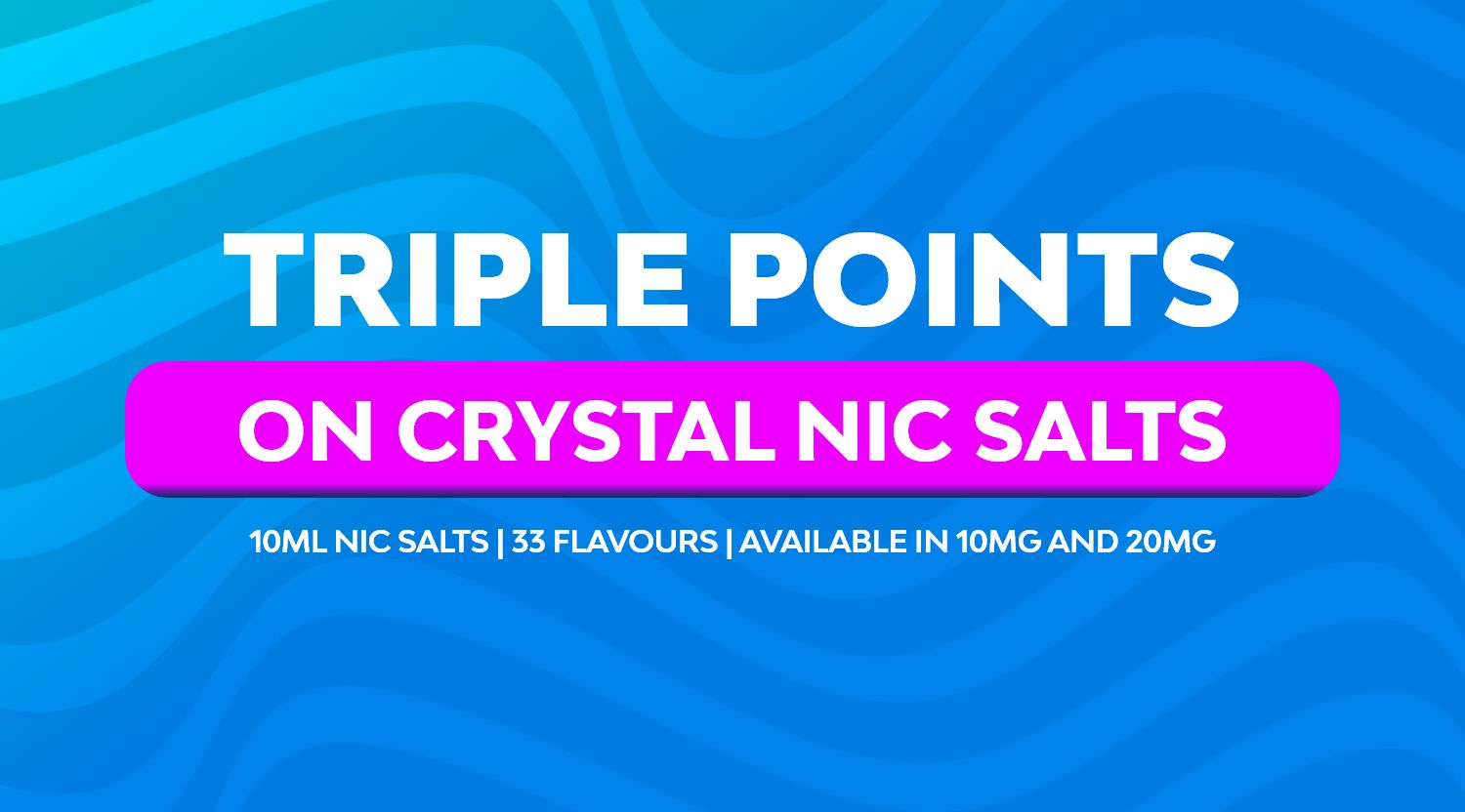 Purchase any nic salts and get triple loyalty points