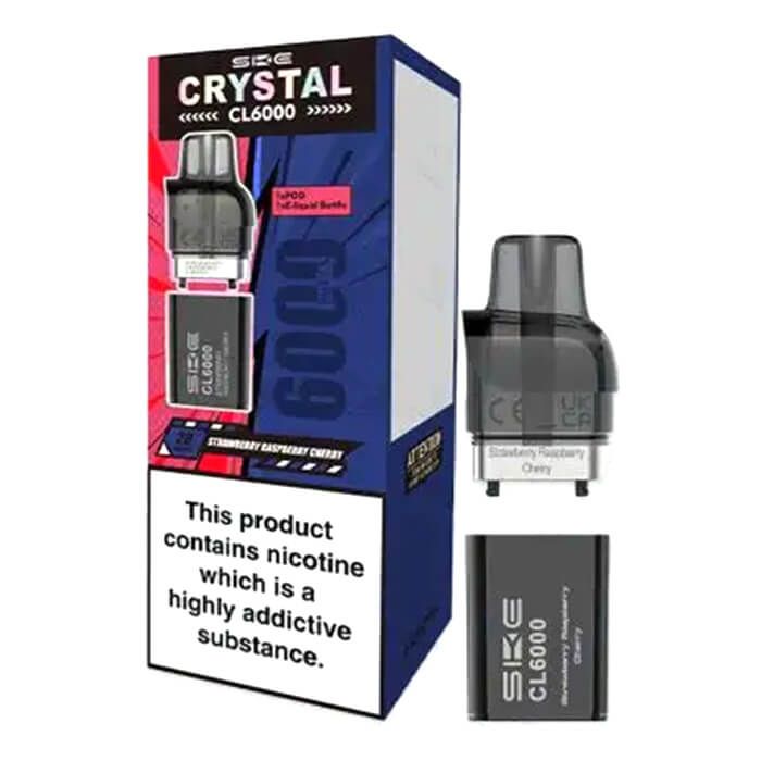 ske crystal cl6000 prefilled pod vape kit ✨Aspire Riil X Pod Kit｜行李箱小煙主機✨ 小巧便攜的金屬質感外型，猶如迷你行李箱般高級有型！  兼具時尚外觀與穩定輸出，口感表現細膩穩定，不論是濃郁系或順口系都能完美駕馭。 main image 0