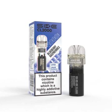 SKE Crystal CL2000 Prefilled Pods - Blueberry Raspberry