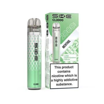 SKE Crystal CL2000 Prefilled Pod Vape Kit - Menthol