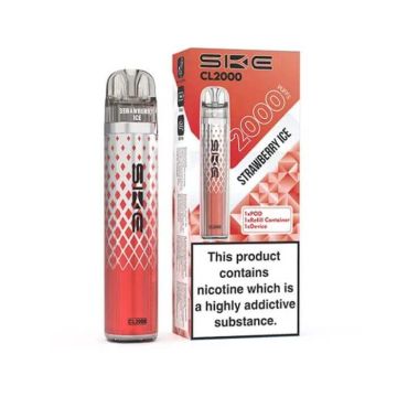 SKE Crystal CL2000 Prefilled Pod Vape Kit - Strawberry Ice