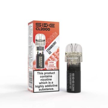 SKE Crystal CL2000 Prefilled Pods - Strawberry Ice
