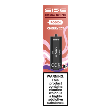 SKE Crystal 2400 4 in 1 Replacement Pods - Cherry Ice - 4PK