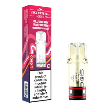 SKE Crystal PLUS Prefilled Pods - Blueberry Raspberry - 2PK