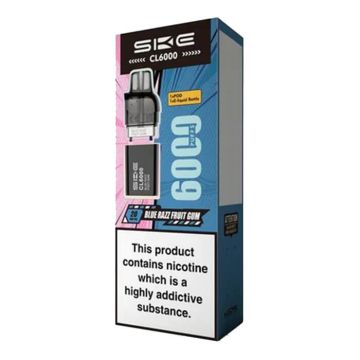 SKE Crystal CL6000 Prefilled Pod - Blue Razz Fruit Gum